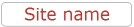 Site name